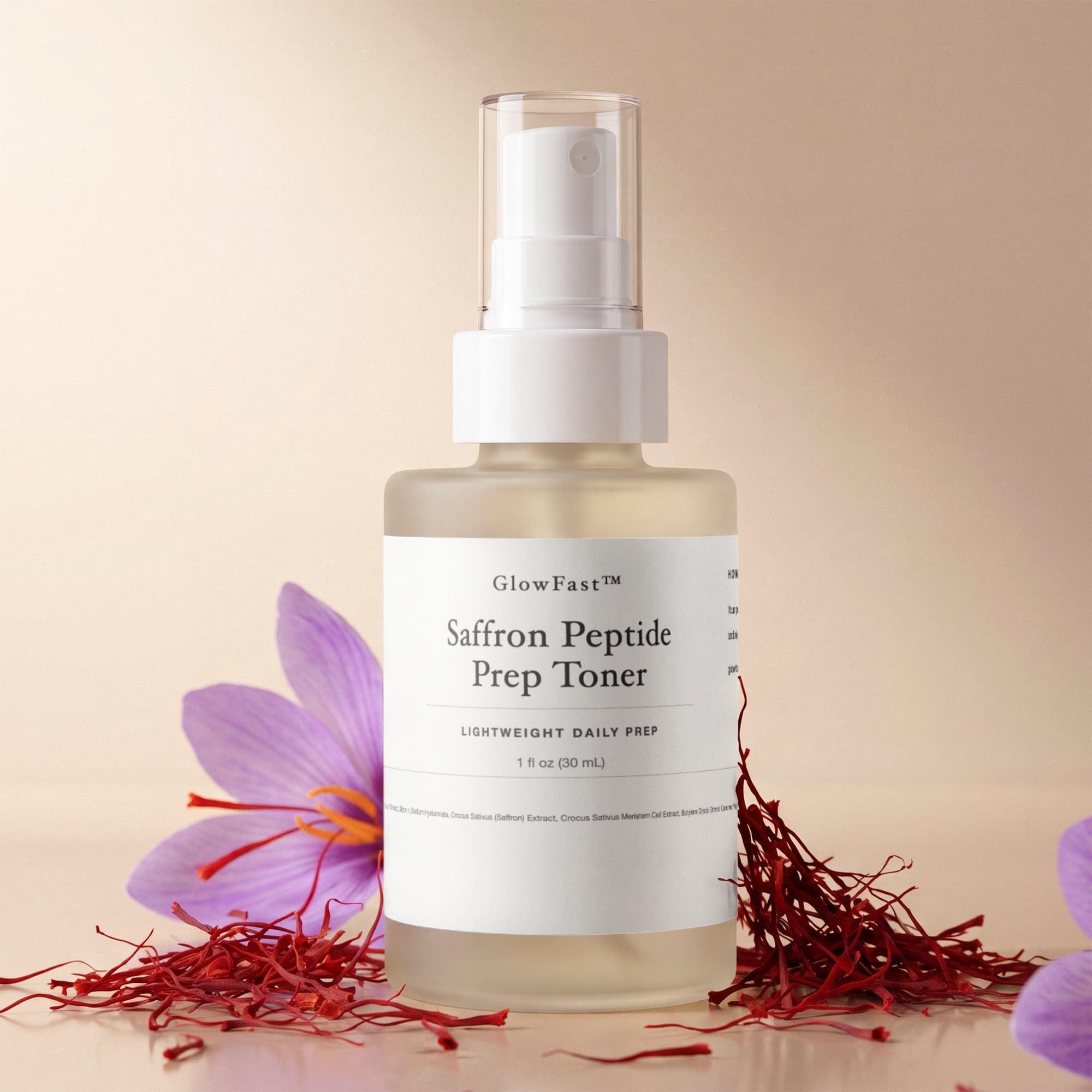 Saffron Peptide Prep Toner